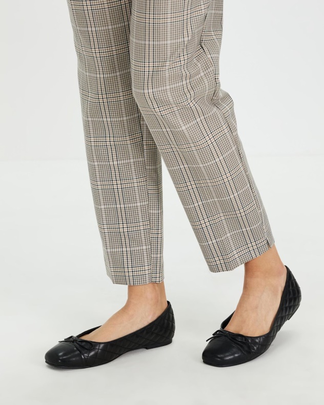 Aldo Fashion Sorte Braylynn Quiltede Balletlejligheder