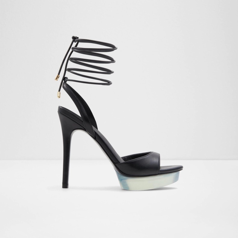 Aldo Sorte Mode Bossis Sandaler Med Høje Hæle