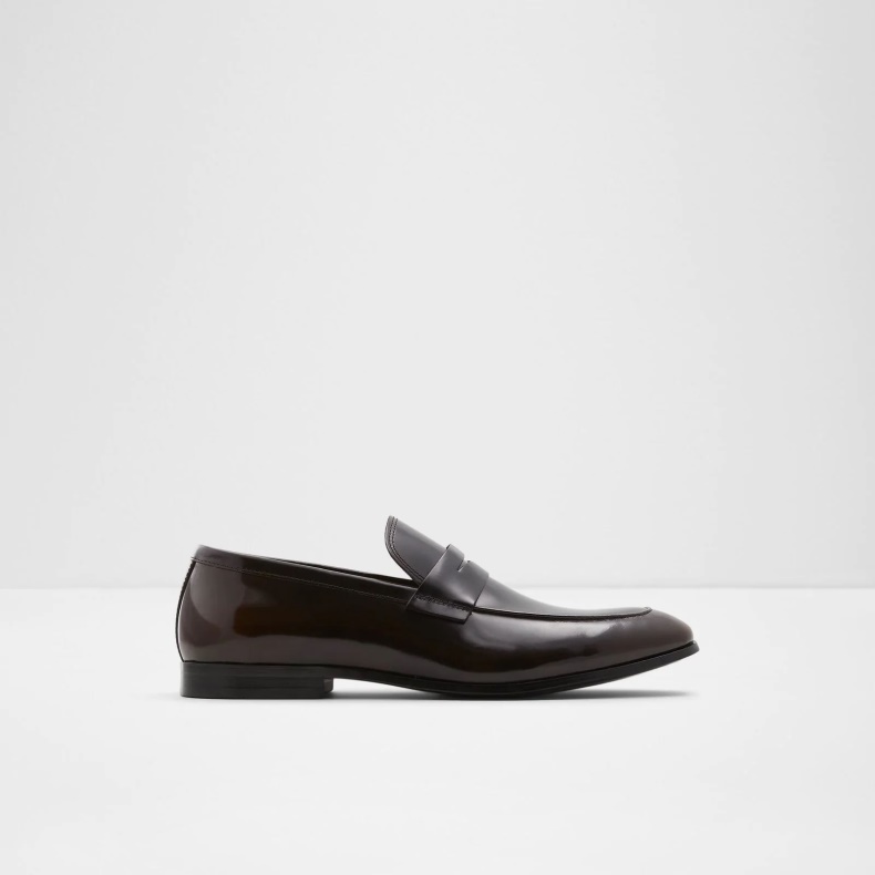 Aldo Fashion Dwerarien Loafers Slip På Brun
