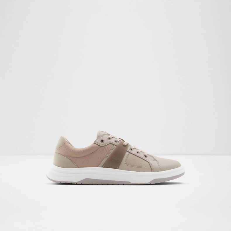 Aldo Fashion Makau Lav Top Sneakers Brune Snørebånd