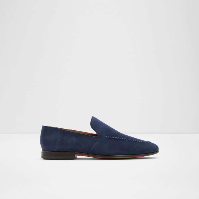 Aldo Fashion Salaman Loafers Glider På Blå