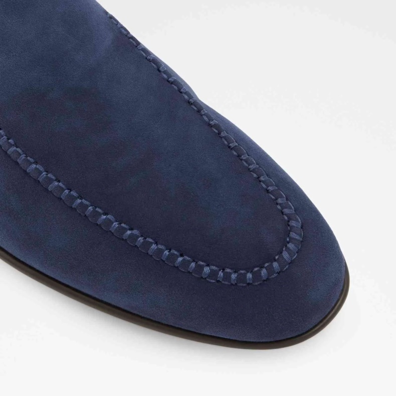 Aldo Fashion Salaman Loafers Glider På Blå
