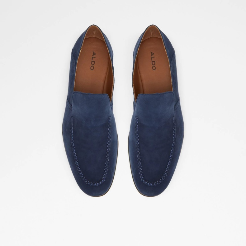 Aldo Fashion Salaman Loafers Glider På Blå