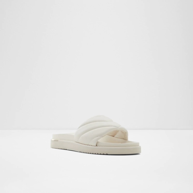 Aldo Fashion Hvide Acaswen Flade Sandaler