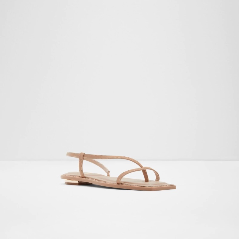 Amalle Flade Sandaler Mode Aldo Beige