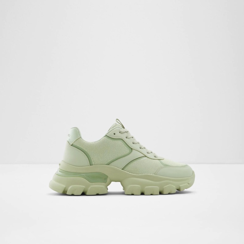 Enzia Mid Top Sneakers Snøre Grøn Aldo Mode