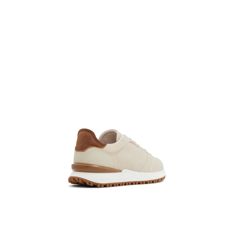Mode Aldo Beige Mintwood Lav Top Sneakers Snøre