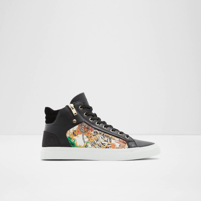Fashion Aldo Sorte Destry High Top Sneakers Snøre