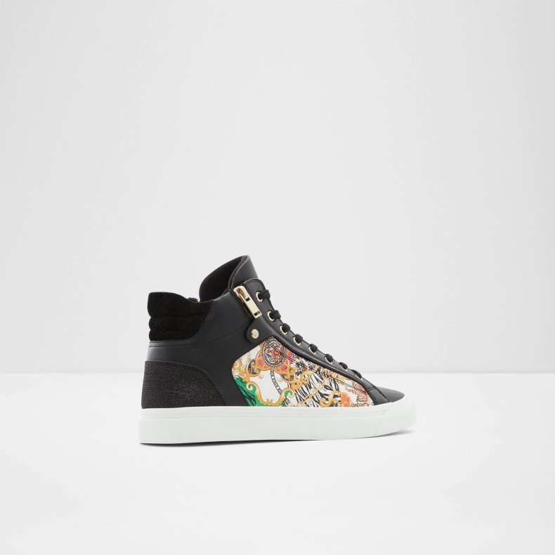 Fashion Aldo Sorte Destry High Top Sneakers Snøre