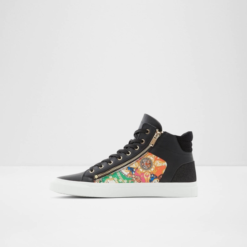 Fashion Aldo Sorte Destry High Top Sneakers Snøre