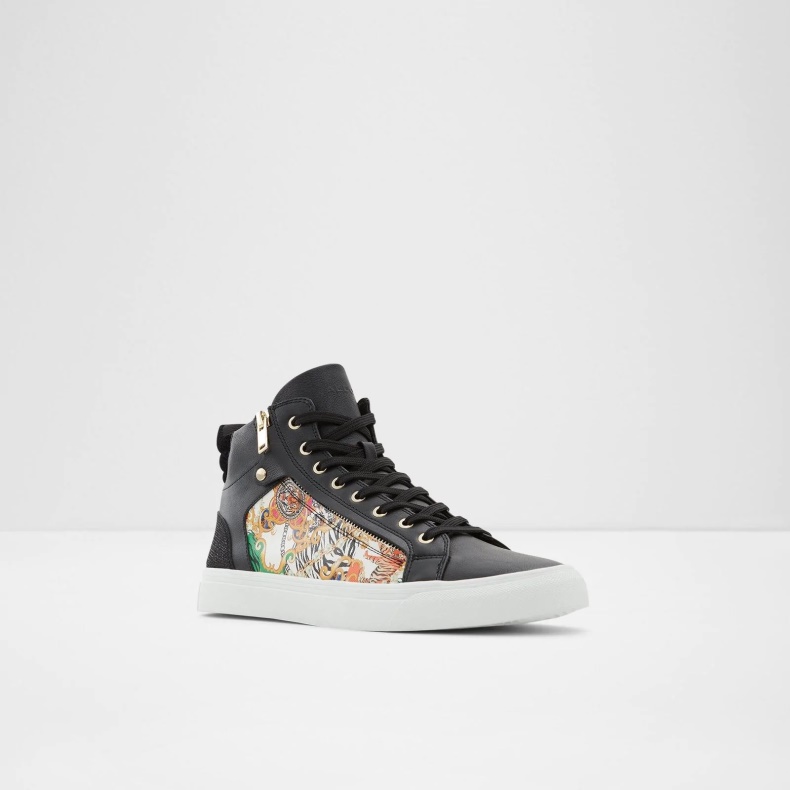 Fashion Aldo Sorte Destry High Top Sneakers Snøre