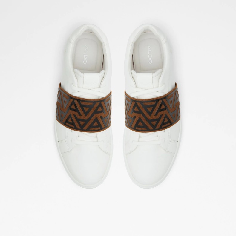 Fashion Aldo Coppio Lav Top Sneakers Hvid