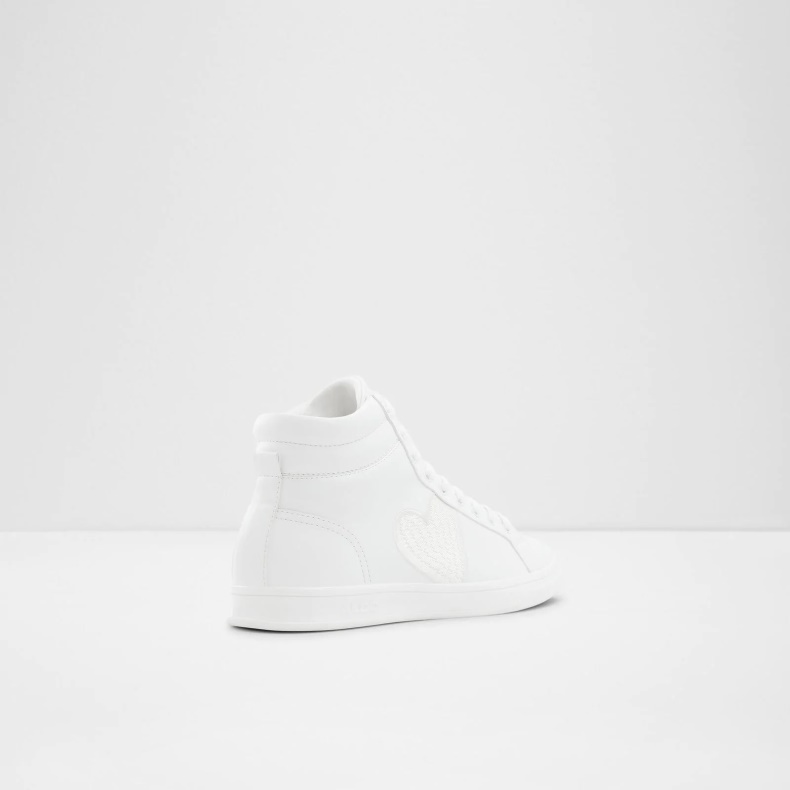 Mode Aldo Cupido High Top Sneakers Med Snøre Hvide