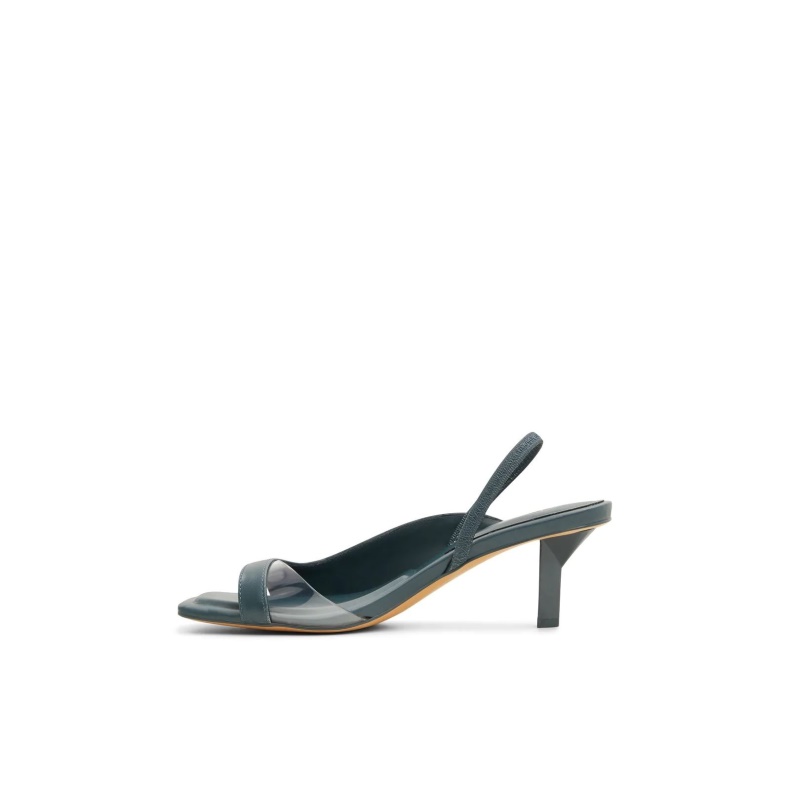 Fashion Aldo Valencia Sandaler Med Hæl Ankelrem Blå