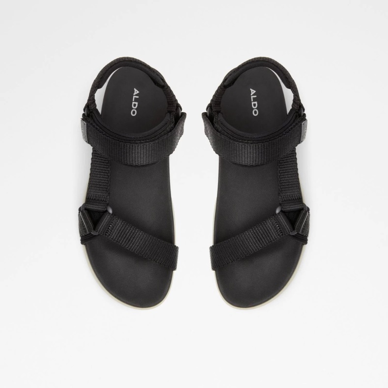 Mode Sorte Aldo Myrtle Flade Sandaler