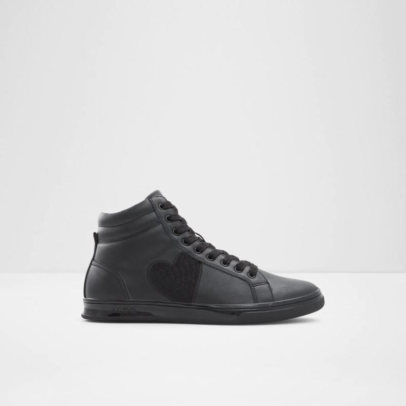 Mode Sorte Cupido High Top Sneakers Snørebånd Aldo