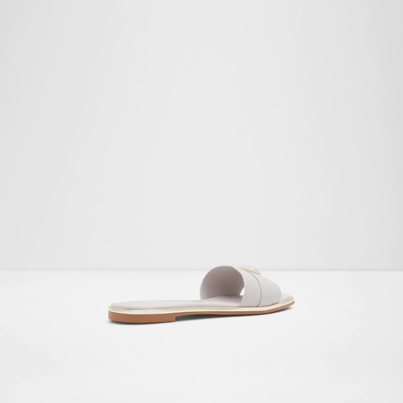 Mode Grå Aldo Darine Flade Sandaler Rutsjebane