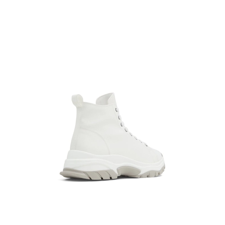 Mode Hvide Aldo Vertex High Top Sneakers Med Snøre