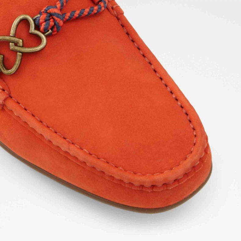 Røde Lazuri Loafers Glider På Aldo-moden