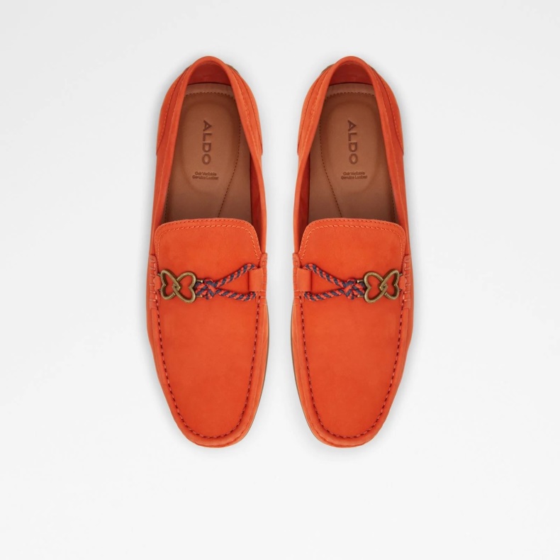 Røde Lazuri Loafers Glider På Aldo-moden