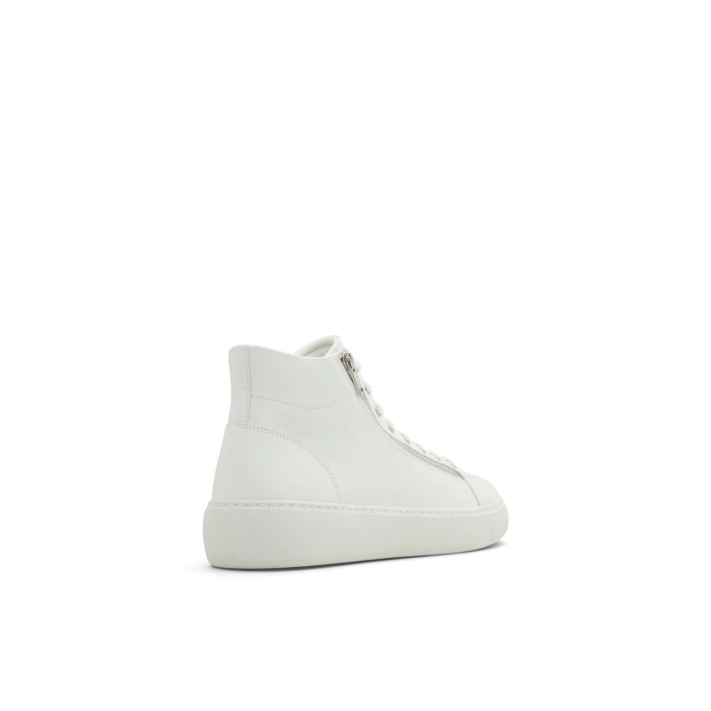 Hvide Aldo Fashion Alpha High Top Sneakers Med Snøre