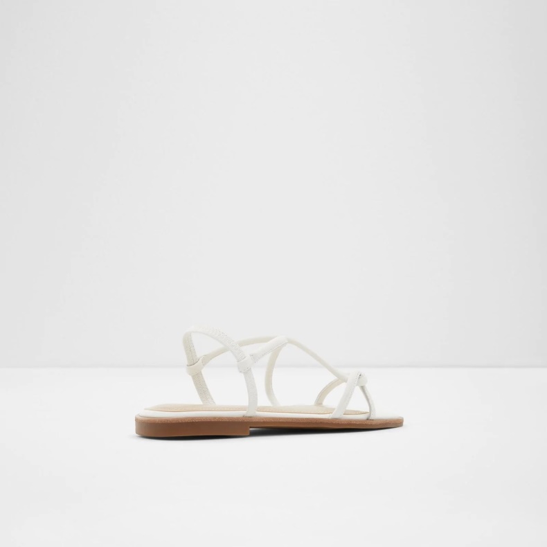 Hvide Toosieflex Flade Sandaler Fashion Aldo