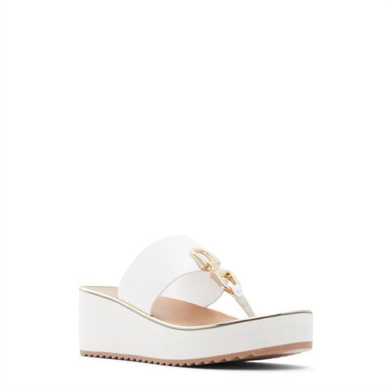 Aldo Mode Andre Hvide Aldo Toea T-bar Sandaler