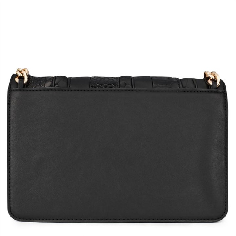 Aldo Vævet Greenwald Crossbody Taske Aldo Fashion Jet Black