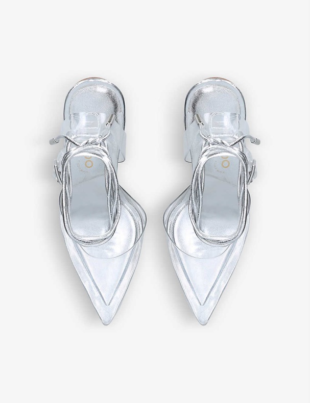 Aldo Tilah Ankelrem Vævede Hæle Sølv Mode