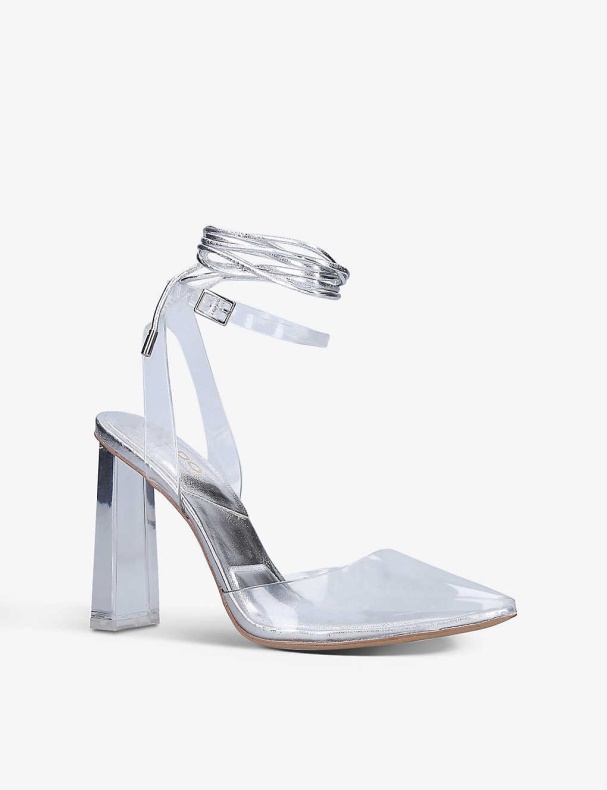 Aldo Tilah Ankelrem Vævede Hæle Sølv Mode