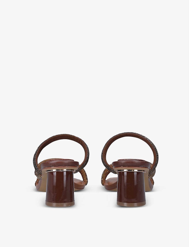 Edawen Strappy Udsmykkede Sandaler Brun/andre Aldo Mode