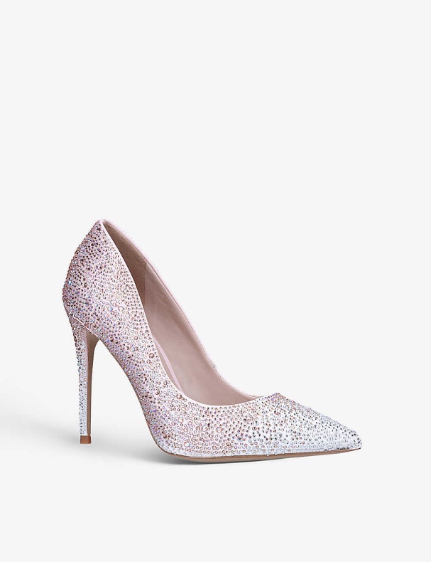 Mode Aldo Stessy Krystal-udsmykkede Domstole Bleg Rosa