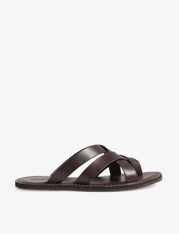 Mode Sort Patent Poade Høj Platform Sandaler Aldo