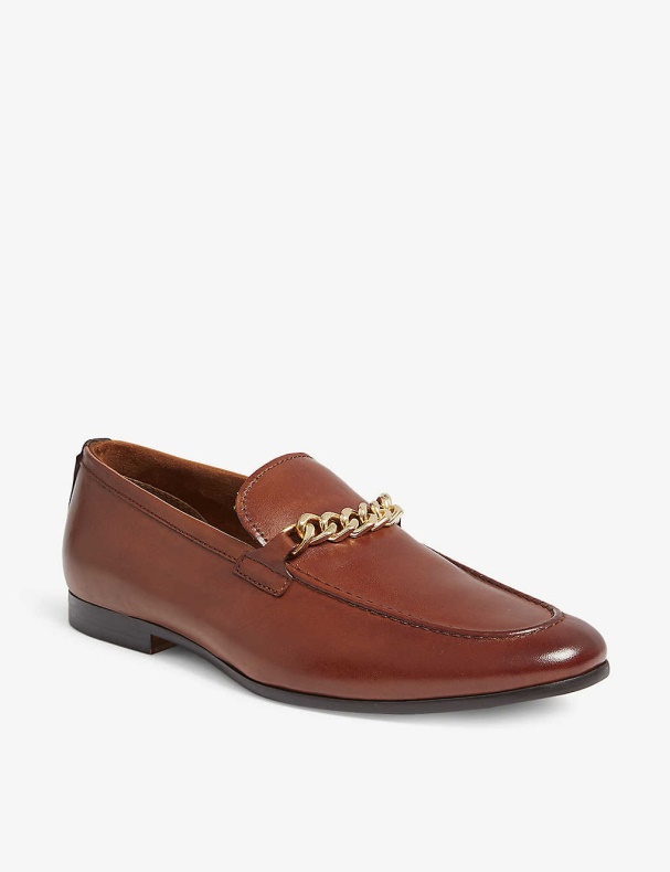 Royton Læder Loafers Cognac Aldo Mode
