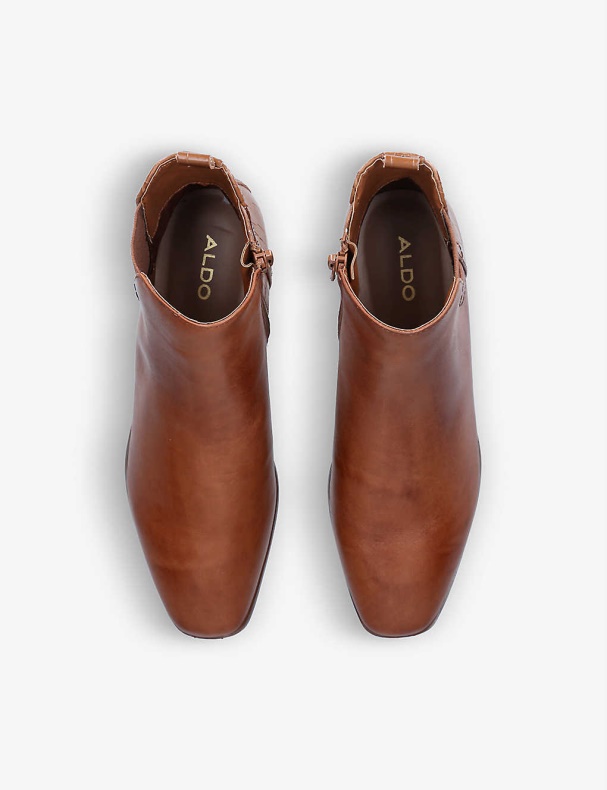 Tan Torwenflex Ankelstøvler I Imiteret Læder Fashion Aldo