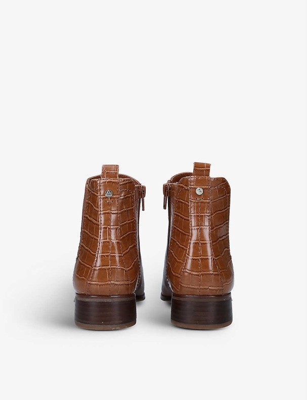 Tan Torwenflex Ankelstøvler I Imiteret Læder Fashion Aldo