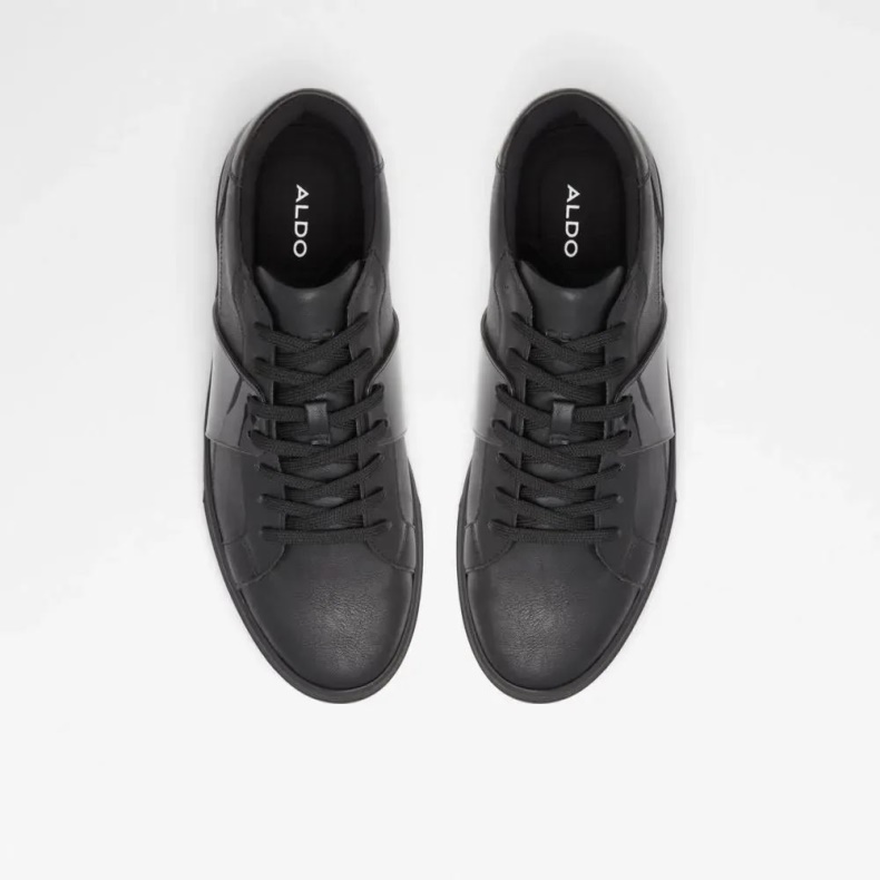 Mode Aldo Sort Abisinio Lav Top Sneaker Til Mænd