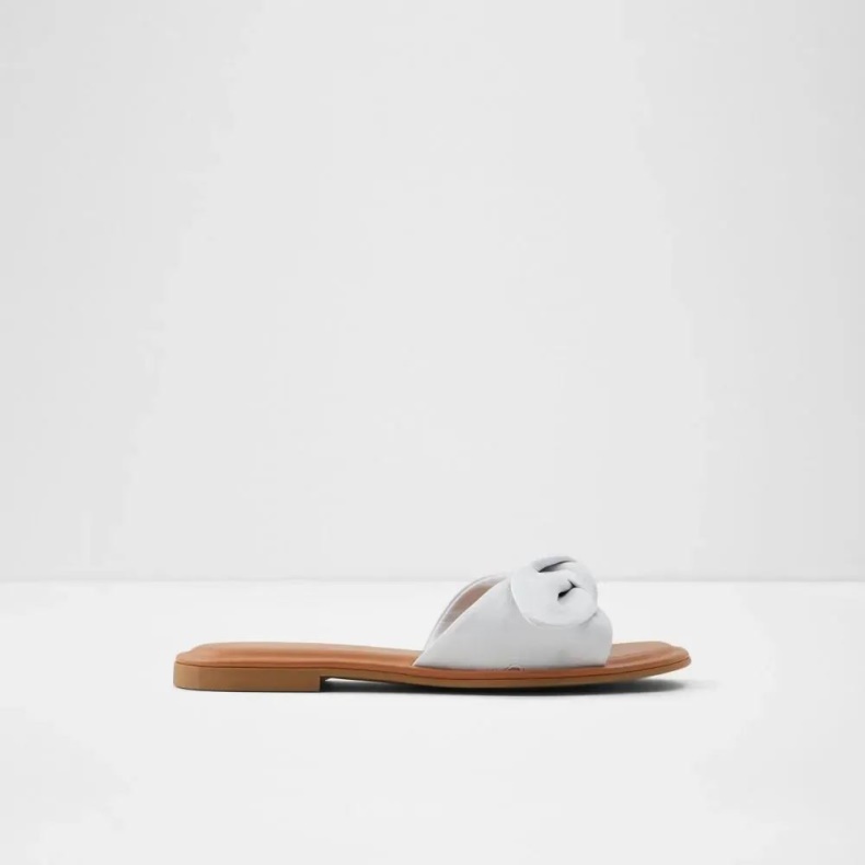 Hvid Aldo Fashion Abayrith Slip-on Sandal Slide Til Kvinder