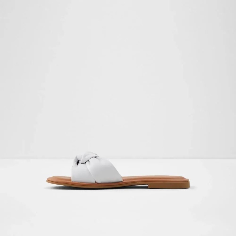 Hvid Aldo Fashion Abayrith Slip-on Sandal Slide Til Kvinder