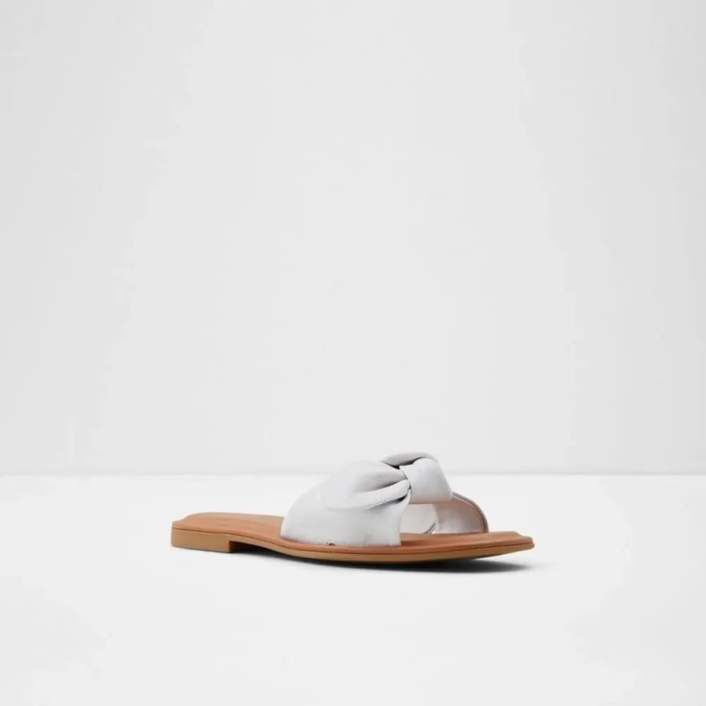 Hvid Aldo Fashion Abayrith Slip-on Sandal Slide Til Kvinder