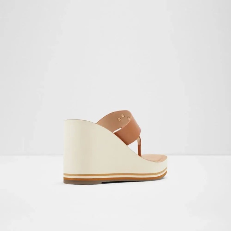 Acarenia Kvinders Kile Højhælede Sandal Cognac Aldo Mode