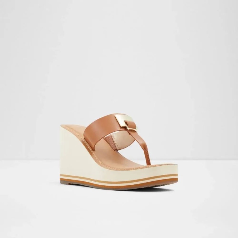 Acarenia Kvinders Kile Højhælede Sandal Cognac Aldo Mode