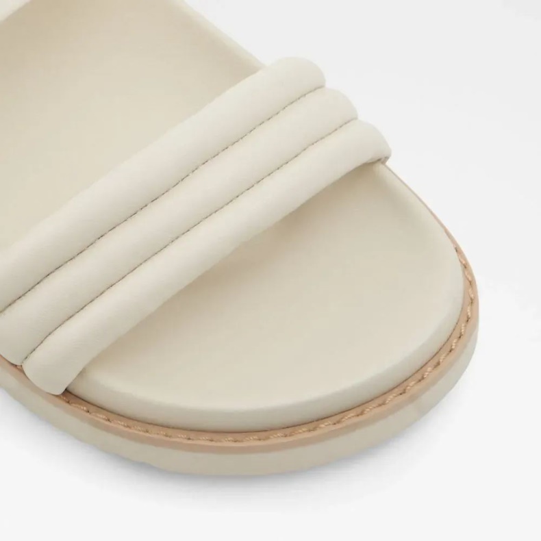 Adwerrandra Kvinders Flad Rem Sandal Aldo Mode Anden Hvid