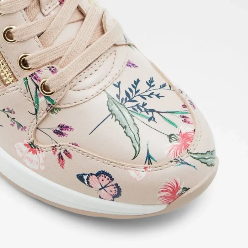 Aldo Adwiwiah Sneaker Med Snørebånd Til Kvinder I Lys Pink Mode