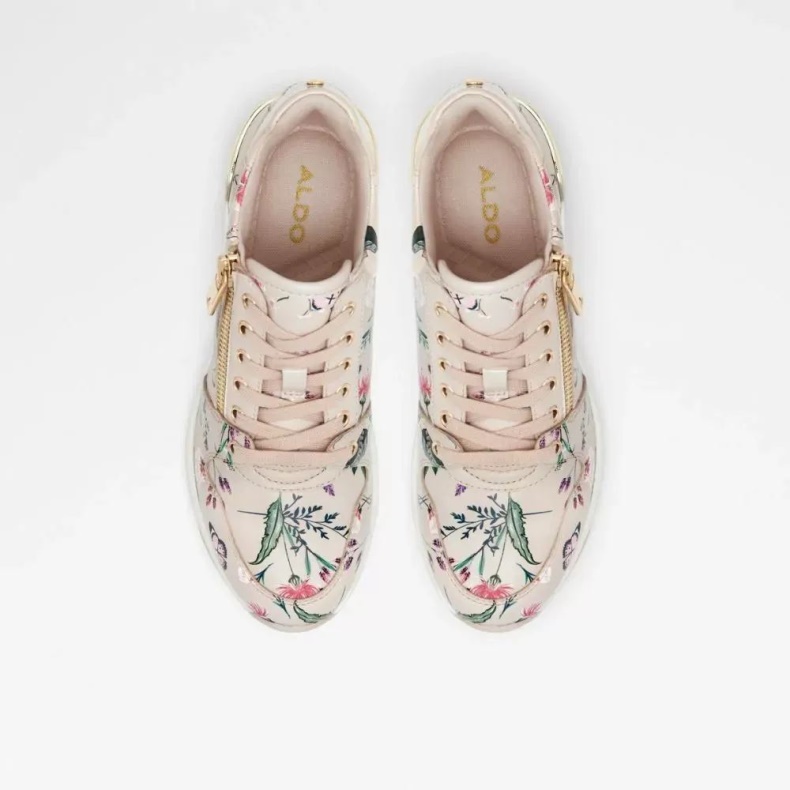 Aldo Adwiwiah Sneaker Med Snørebånd Til Kvinder I Lys Pink Mode