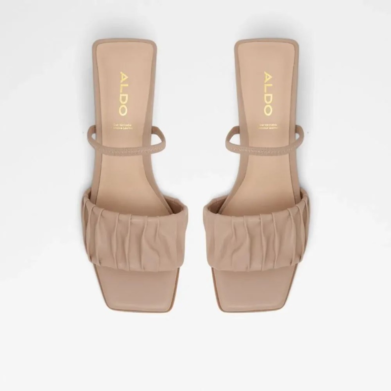 Mode Aldo Adreran Dame Blokhæl Sandal Anden Grå