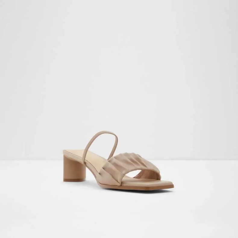 Mode Aldo Adreran Dame Blokhæl Sandal Anden Grå