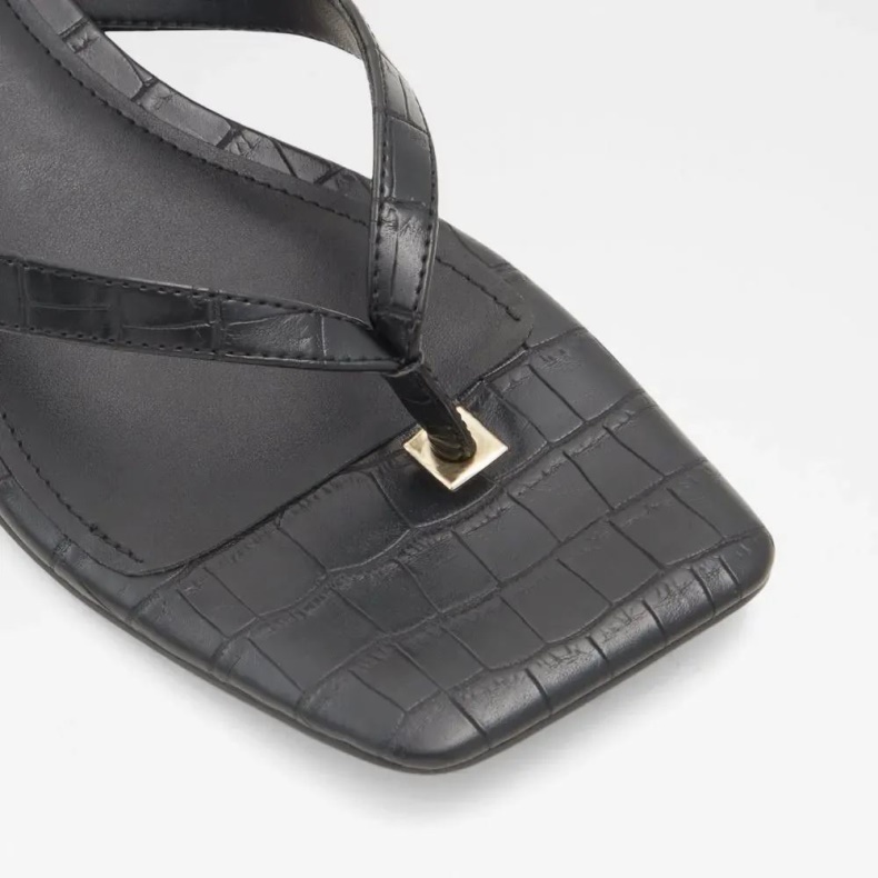 Agralella Dame Blokhæl Sandal Sort Aldo Mode