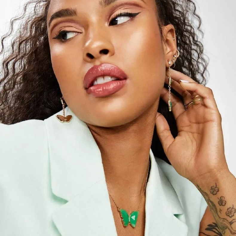 Alereli Kvinders Tilbehør Halskæde Mode Aldo Mellemgrøn