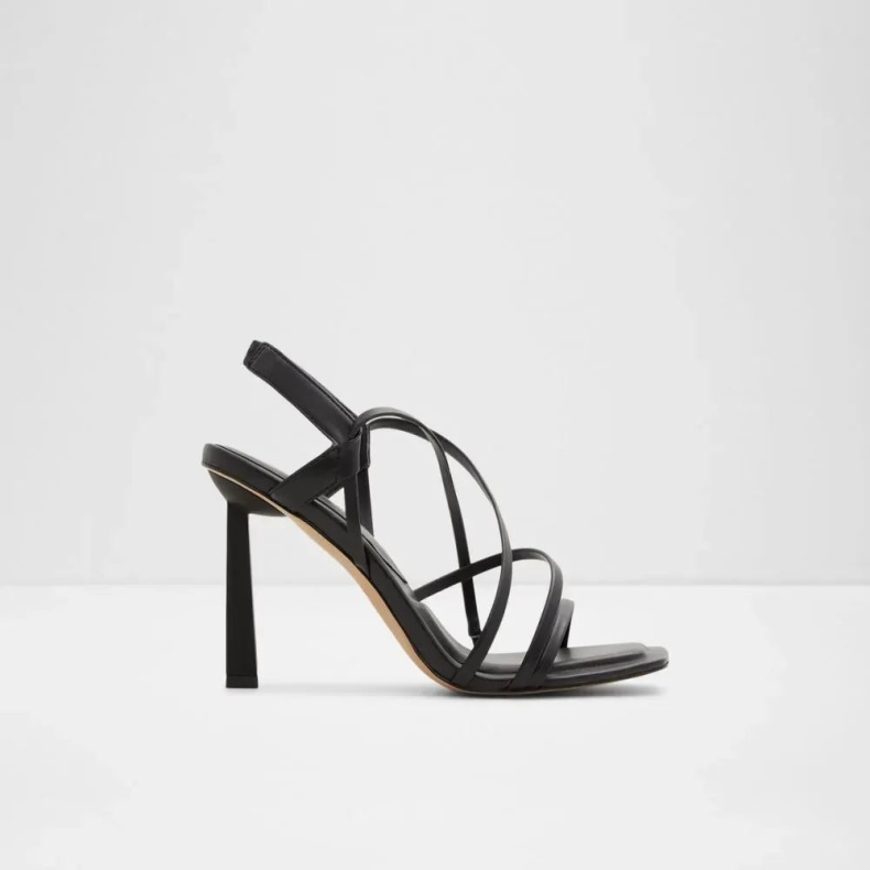 Sort Amilia Kvinders Strappy Højhælede Sandal Aldo Mode